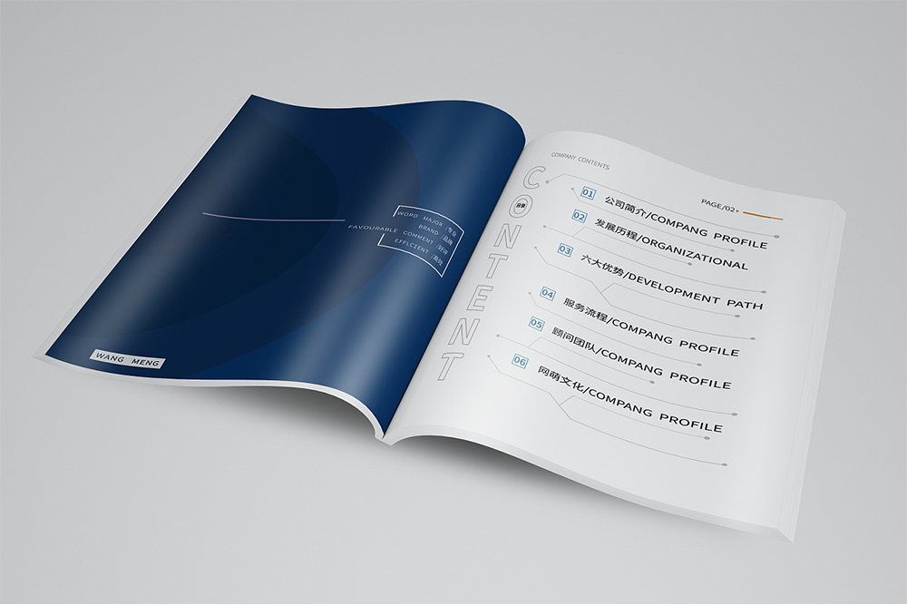 宣傳冊設(shè)計的排版使畫冊設(shè)計更加完美