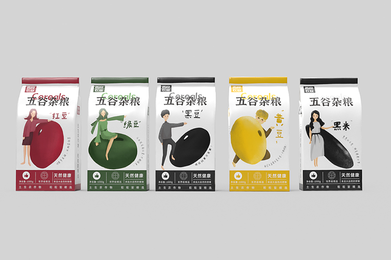 五谷雜糧包裝設(shè)計是怎么樣設(shè)計？