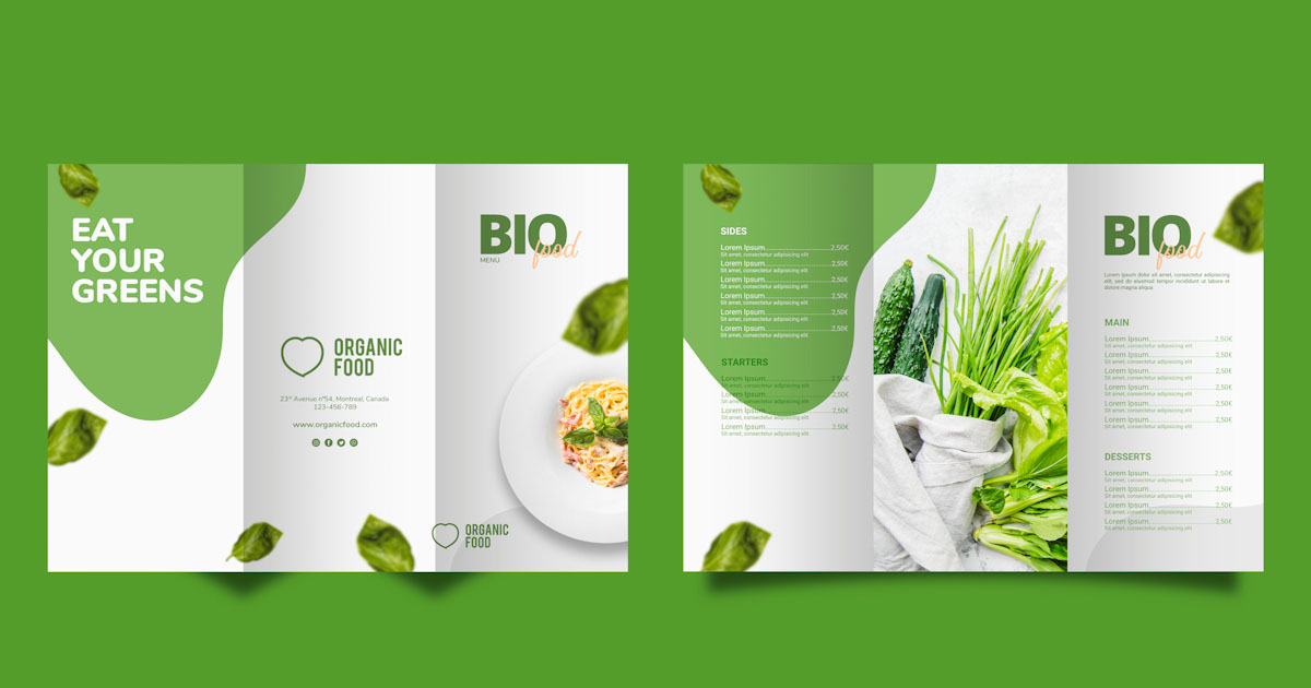 創(chuàng)意英文折頁設計