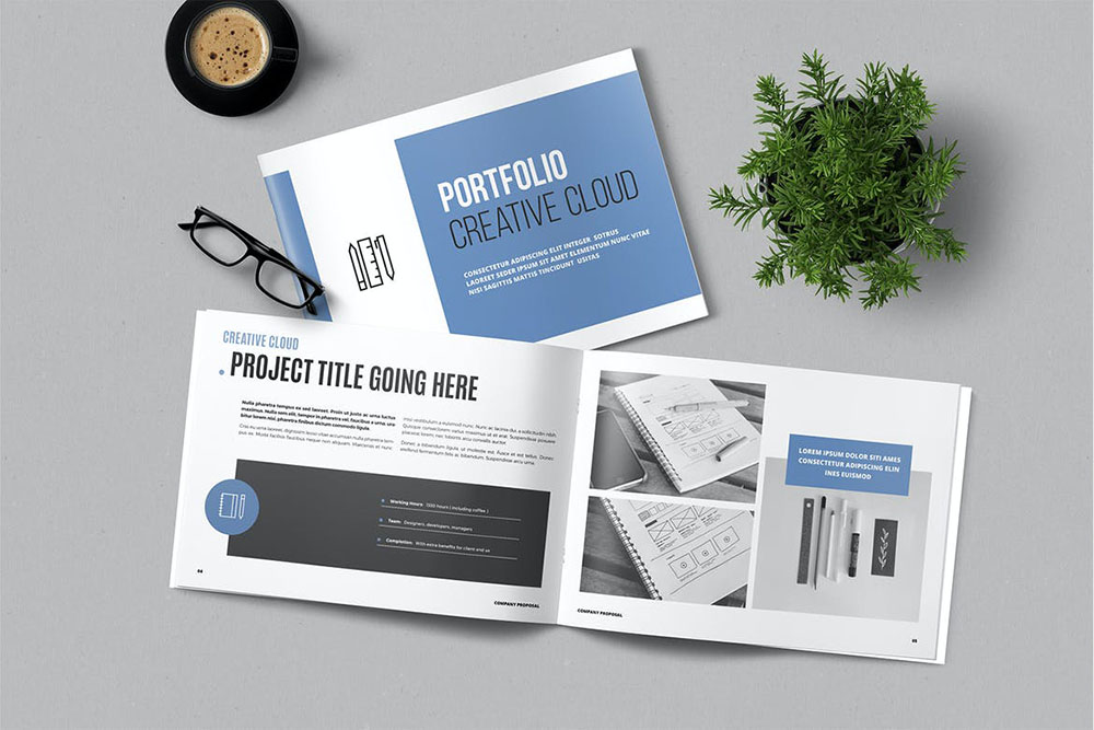 英文橫版畫冊設(shè)計(jì)