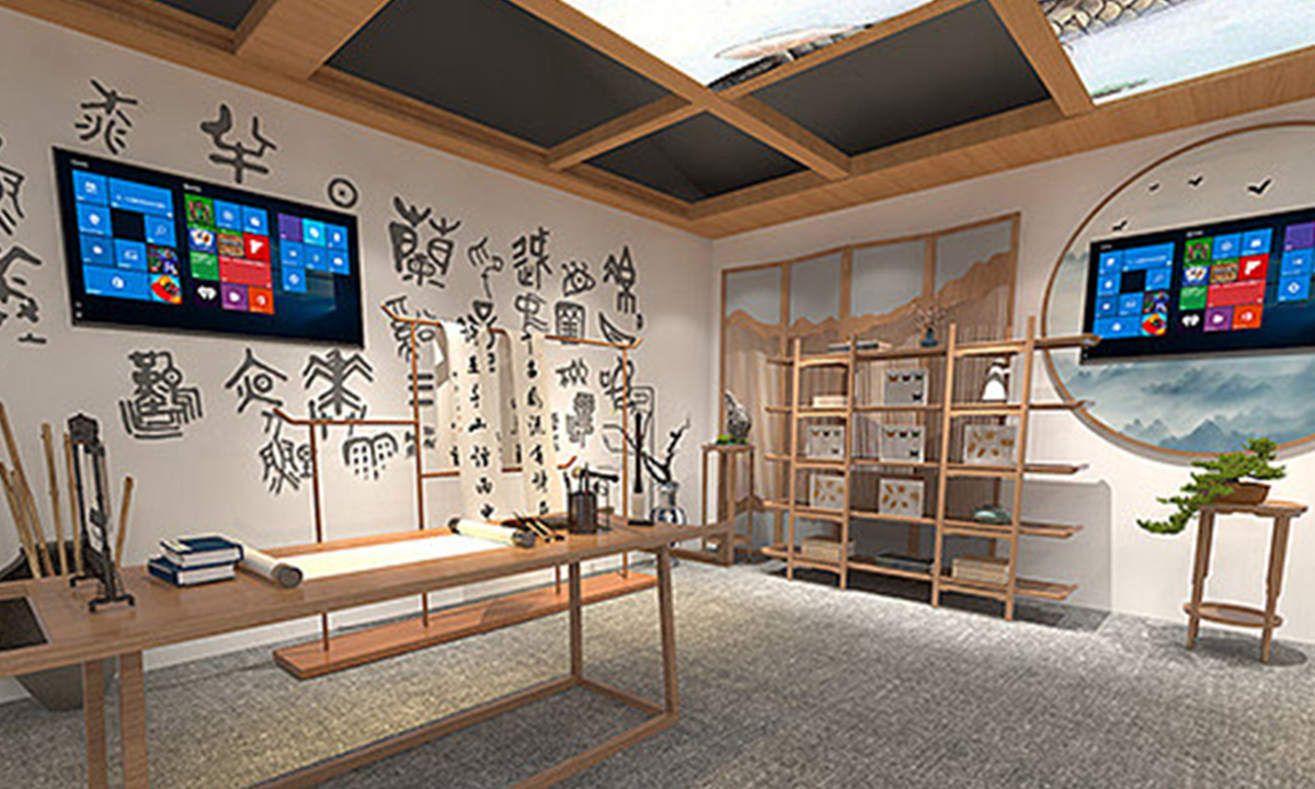 中式展廳設(shè)計(jì)-展廳設(shè)計(jì)公司