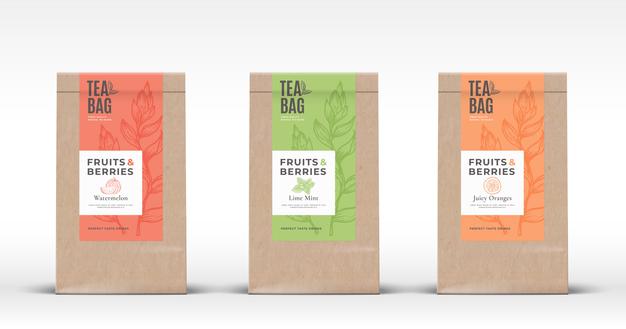 果蔬包裝袋設(shè)計效果圖